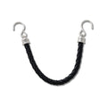 Silver VG Leather Rivet Chain